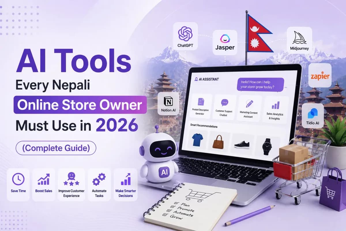 AI Tools Every Nepali Online Store Owner Must Use in 2026 (Complete Guide)